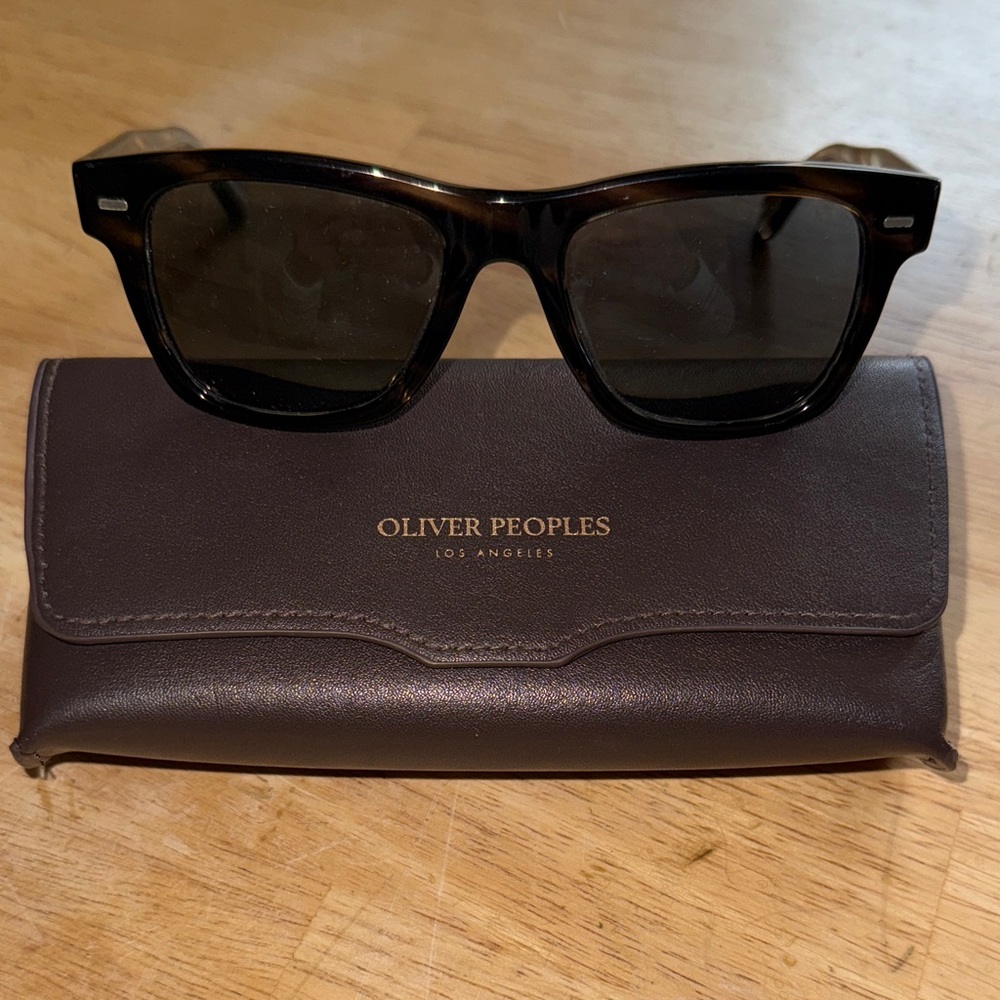 Oliver Peoples Tortoise Sunglasses